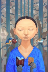 Joy Mallari, Transacting Origins, Oil on canvas, 2015, 91.5x61cm