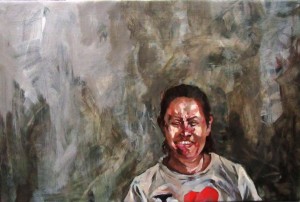 Melvin Culaba, I Heart SG, Oil & acrylic on canvas, 2015, 61x91.5cm
