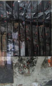 Soler Santos, Abandoned 1D, Oil on canvas, 2015, 86x53cm